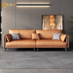 Ghế sofa văng da Hàn Quốc hiện đại thanh lịch